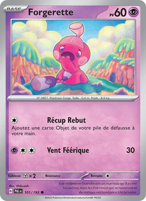 Carte Pokemon 101/193 Forgerette | LorenZone