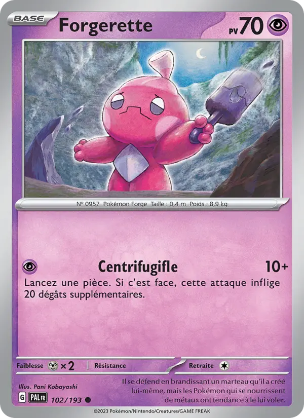 Carte Pokemon 102/193 Forgerette | LorenZone