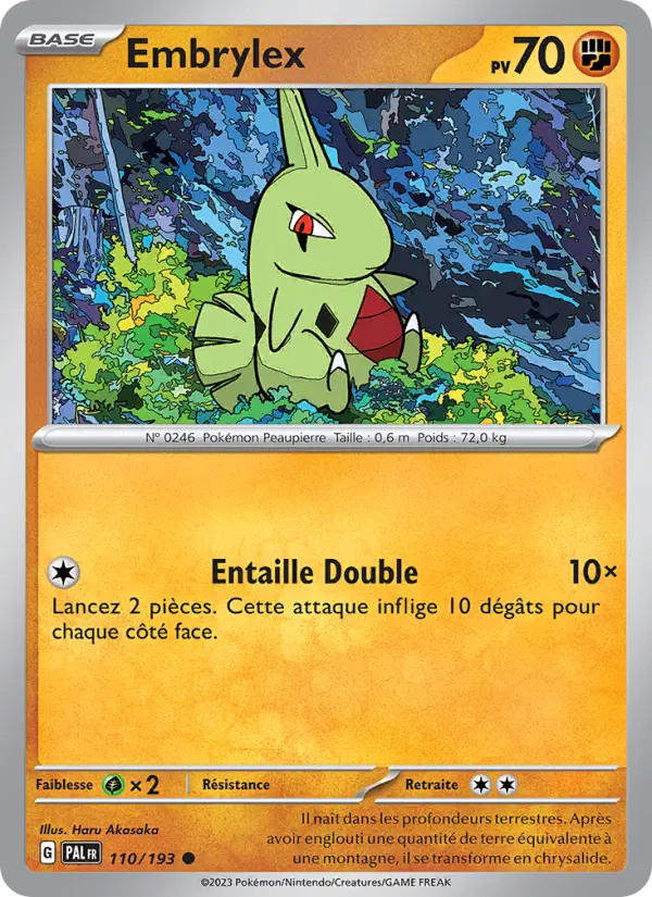 Carte Pokemon 110/193 Embrylex | LorenZone