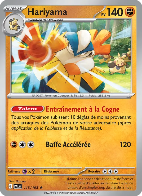 Carte Pokemon 113/193 Hariyama Holo | LorenZone