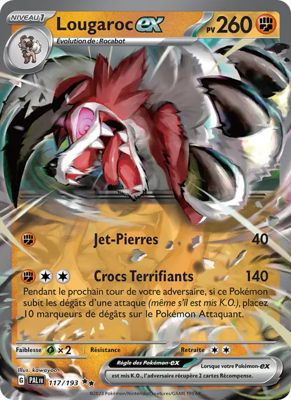 Carte Pokemon 117/193 Lougaroc-ex | LorenZone