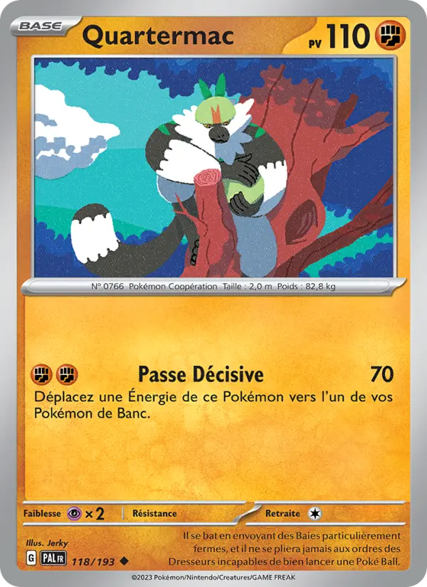 Carte Pokemon 118/193 Quartermac | LorenZone