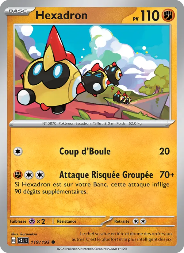 Carte Pokemon 119/193 Hexadron | LorenZone
