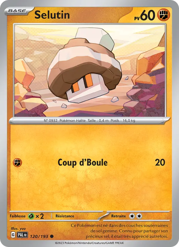 Carte Pokemon 120/193 Selutin | LorenZone