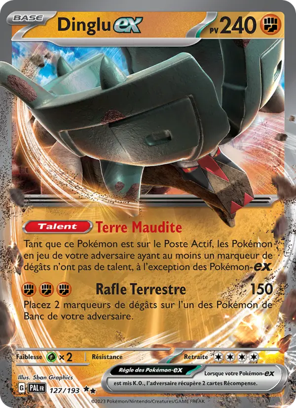 Carte Pokemon 127/193 Dinglu-ex | LorenZone