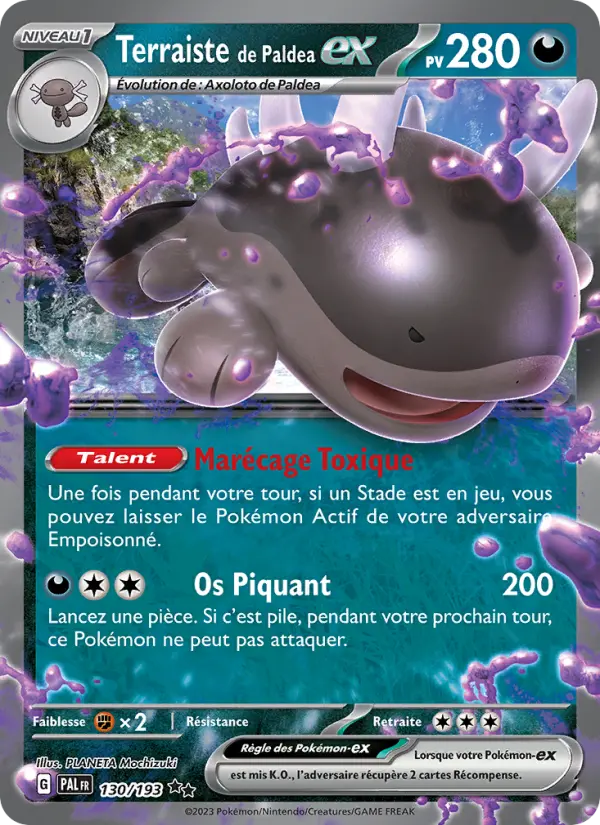 Carte Pokemon 130/193 Terraiste de Paldea-ex | LorenZone