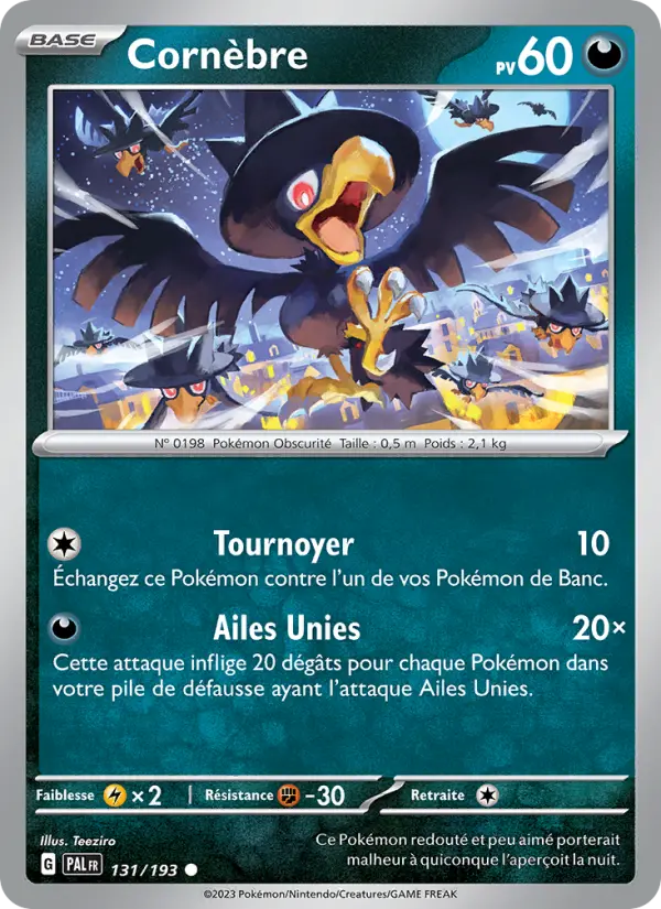 Carte Pokemon 131/193 Cornèbre | LorenZone