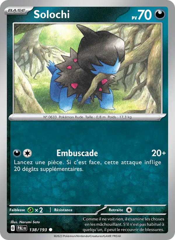 Carte Pokemon 138/193 Solochi | LorenZone