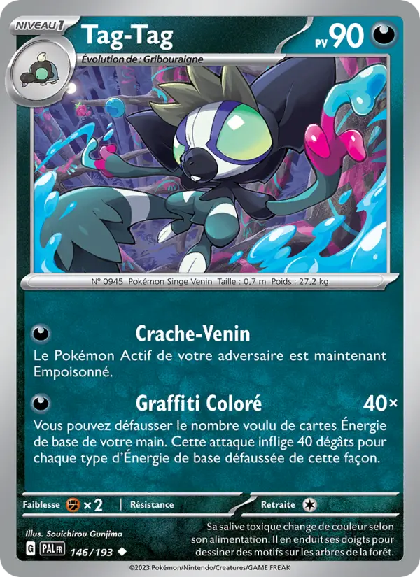 Carte Pokemon 146/193 Tag-Tag | LorenZone
