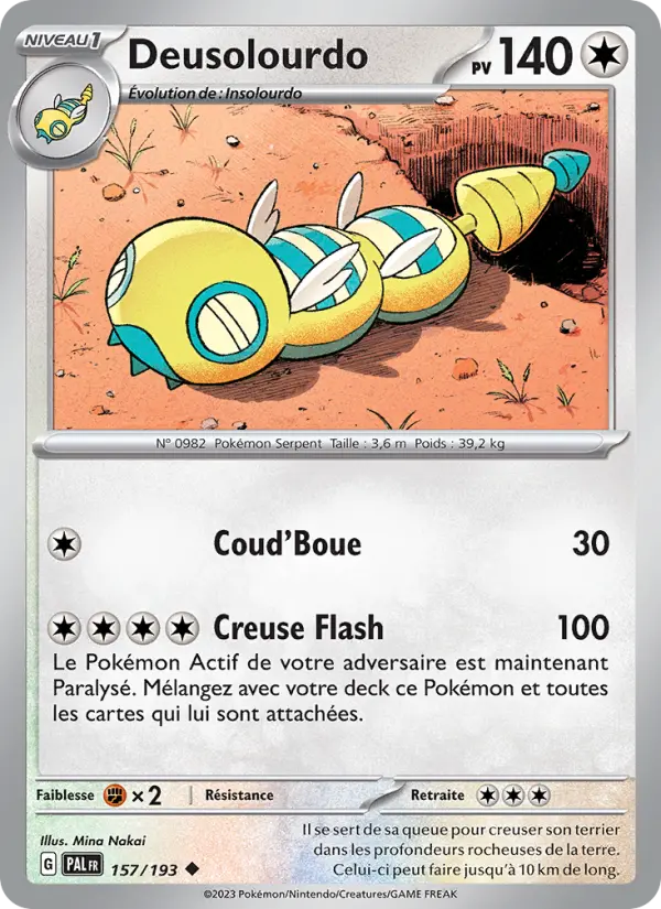 Carte Pokemon 157/193 Deusolourdo | LorenZone
