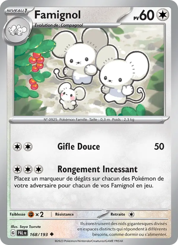 Carte Pokemon 168/193 Famignol | LorenZone