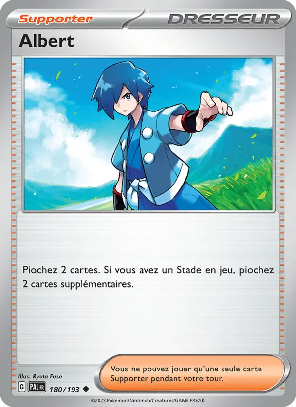 Carte Pokemon 180/193 Albert | LorenZone