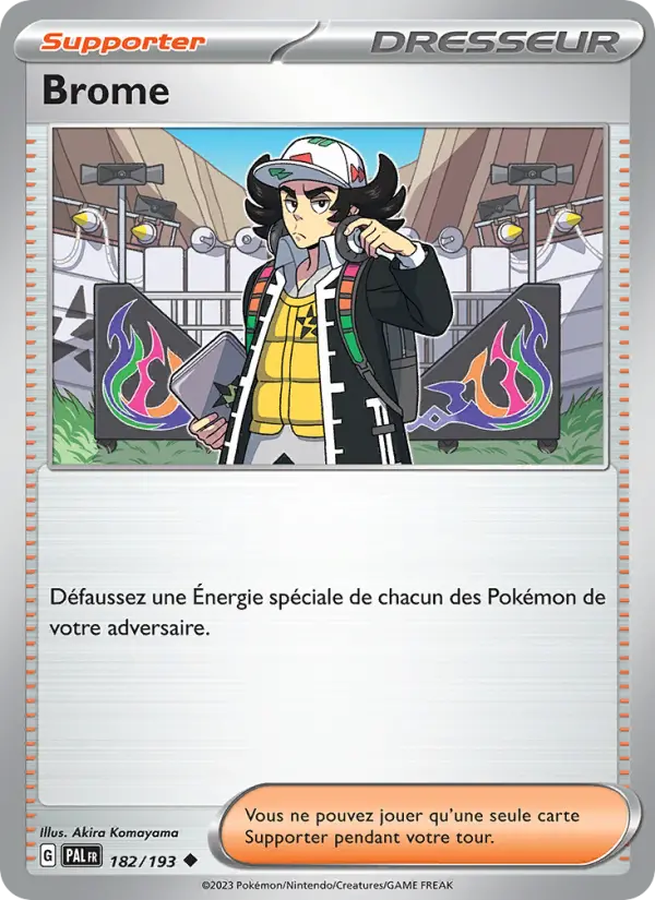Carte Pokemon 182/193 Brome | LorenZone