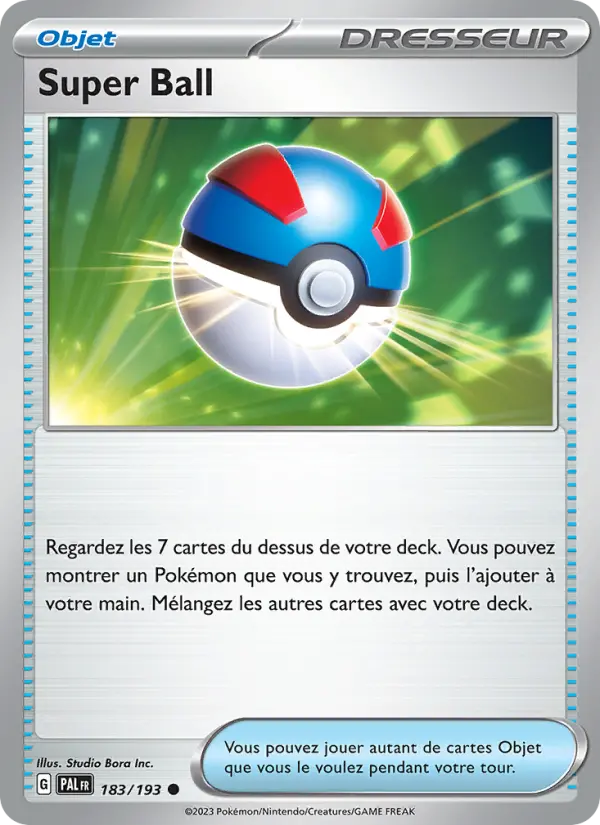 Carte Pokemon 183/193 Super Ball | LorenZone