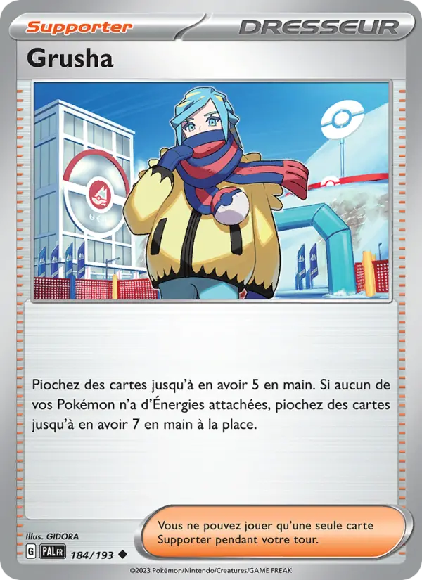 Carte Pokemon 184/193 Grusha | LorenZone