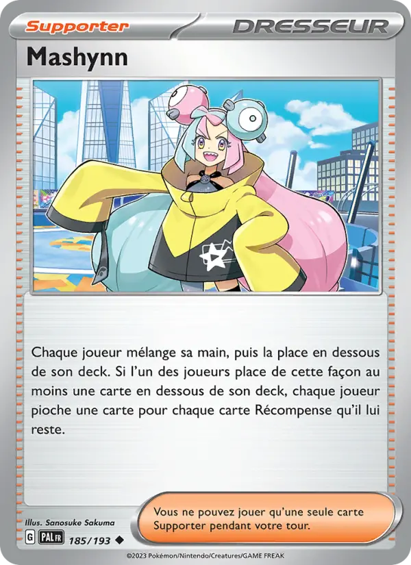Carte Pokemon 185/193 Mashynn | LorenZone