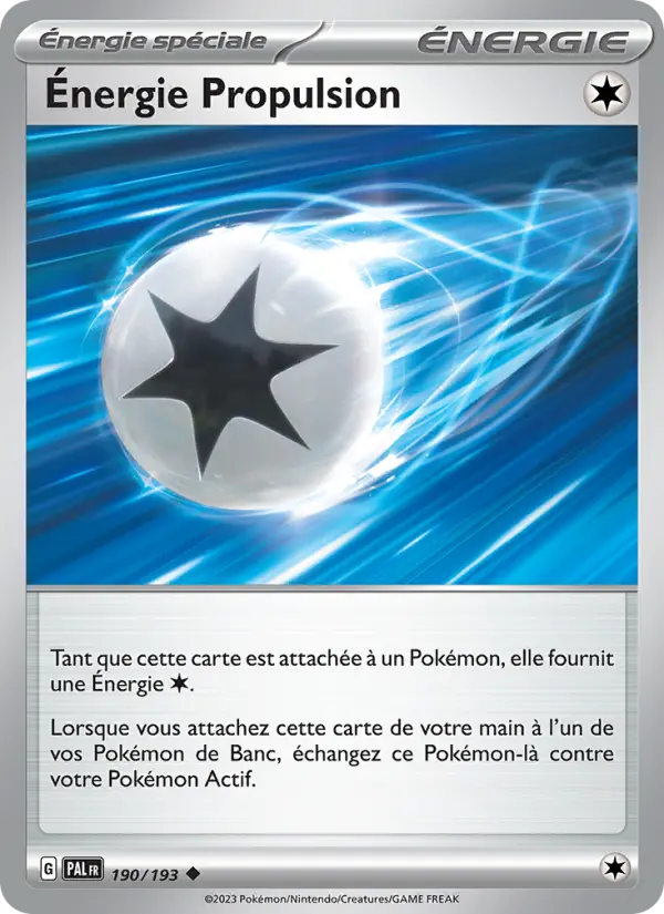 Carte Pokemon 190/193 Énergie Propulsion | LorenZone