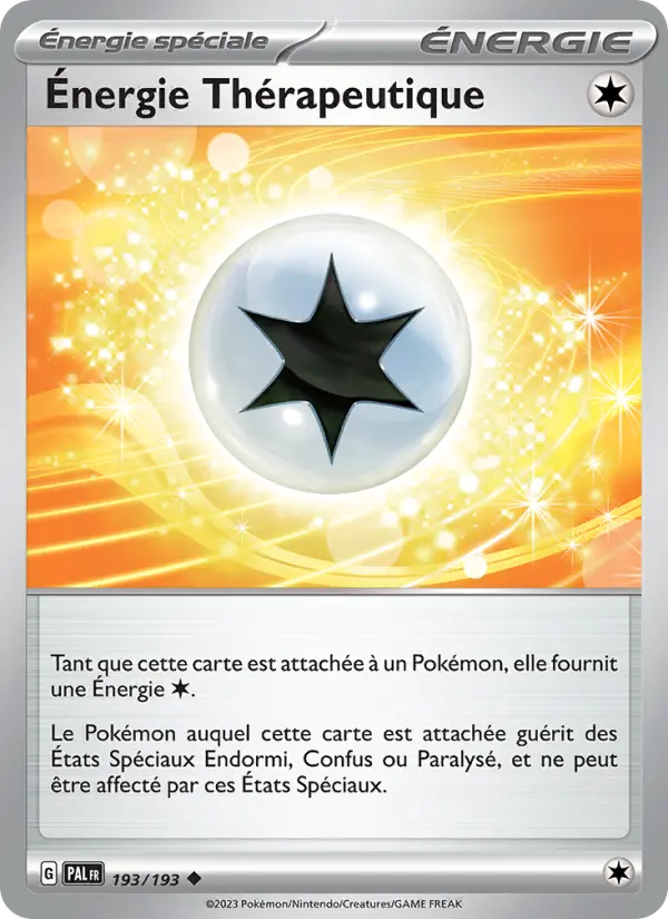 Carte Pokemon 193/193 Énergie Thérapeutique | LorenZone