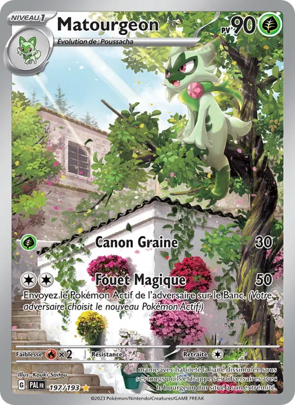 Carte Pokemon 197/193 Matourgeon Illustration Rare | LorenZone