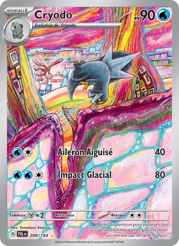 Carte Pokemon 209/193 Cryodo Illustration Rare | LorenZone