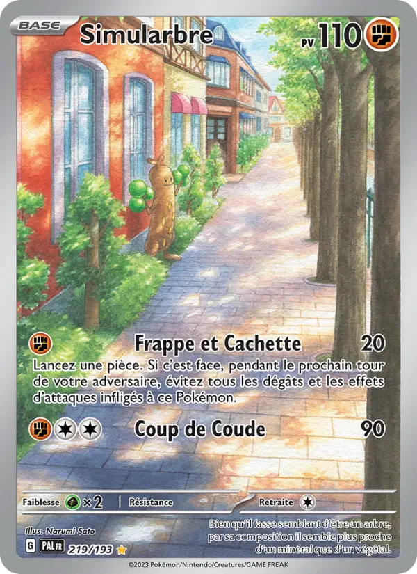 Carte Pokemon 219/193 Simularbre Illustration Rare | LorenZone