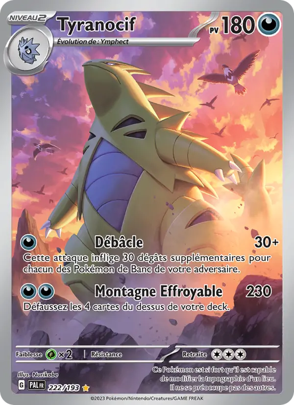 Carte Pokemon 222/193 Tyranocif Illustration Rare | LorenZone