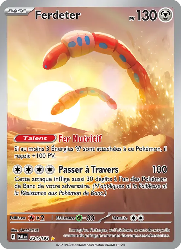 Carte Pokemon 224/193 Ferdeter Illustration Rare | LorenZone