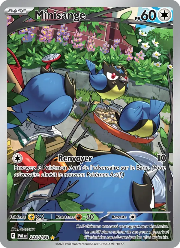Carte Pokemon 225/193 Minisange Illustration Rare | LorenZone