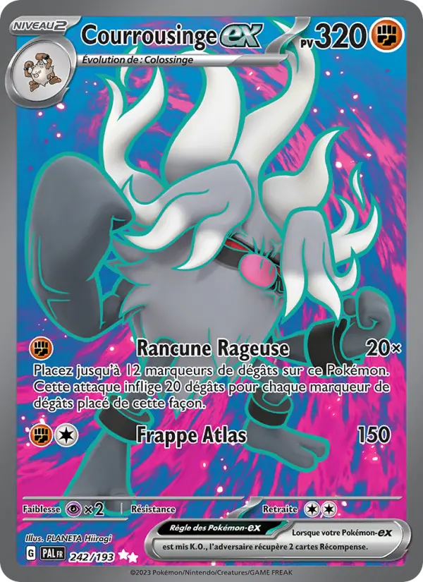 Carte Pokemon 242/193 Courrousinge-ex | LorenZone