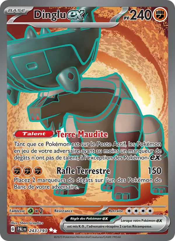 Carte Pokemon 243/193 Dinglu-ex | LorenZone