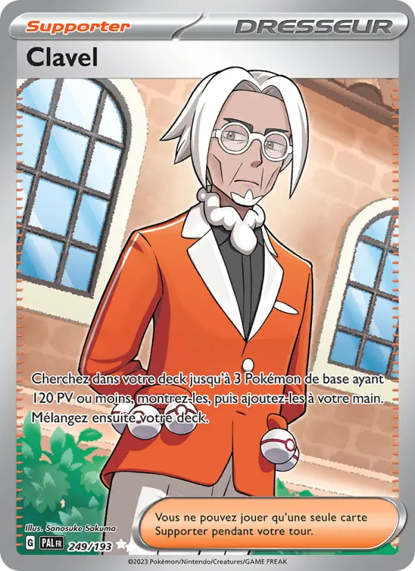 Carte Pokemon 249/193 Clavel | LorenZone