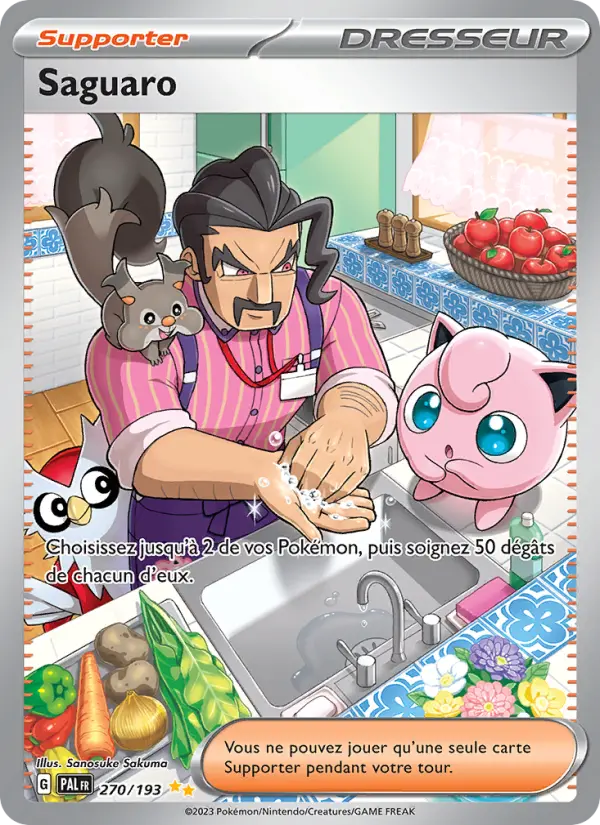 Carte Pokemon 270/193 Saguaro Illustration Spéciale Rare | LorenZone