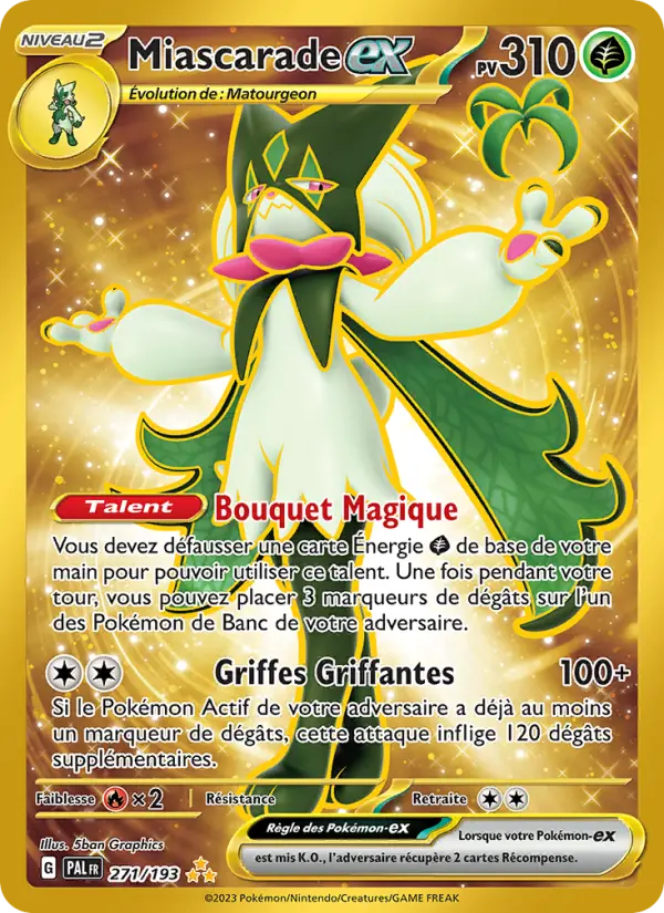 Carte Pokemon 271/193 Miascarade-ex Hyper Rare | LorenZone