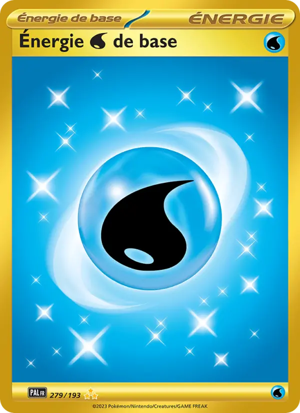 Carte Pokemon 279/193 Énergie Water de base Hyper Rare | LorenZone