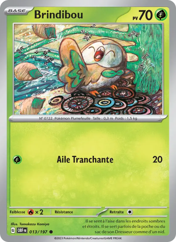 Carte Pokemon 013/197 Brindibou Holo | LorenZone