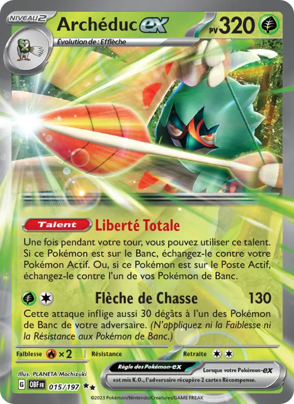 Carte Pokemon 015/197 Archéduc-ex | LorenZone