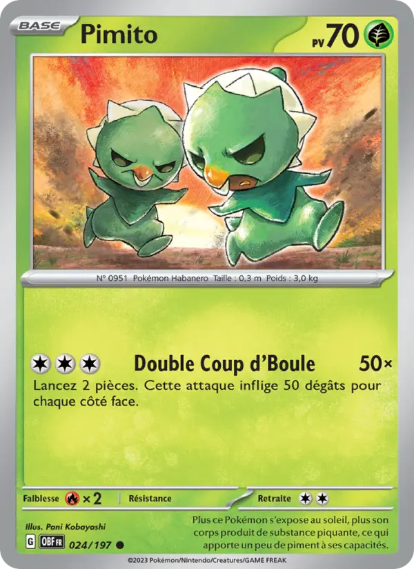 Carte Pokemon 024/197 Pimito | LorenZone