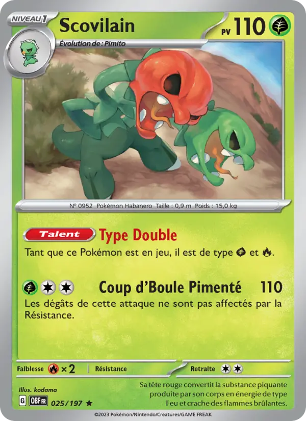 Carte Pokemon 025/197 Scovilain Holo | LorenZone