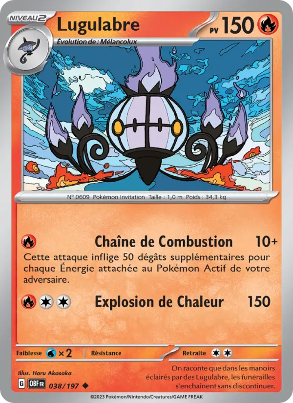 Carte Pokemon 038/197 Lugulabre | LorenZone