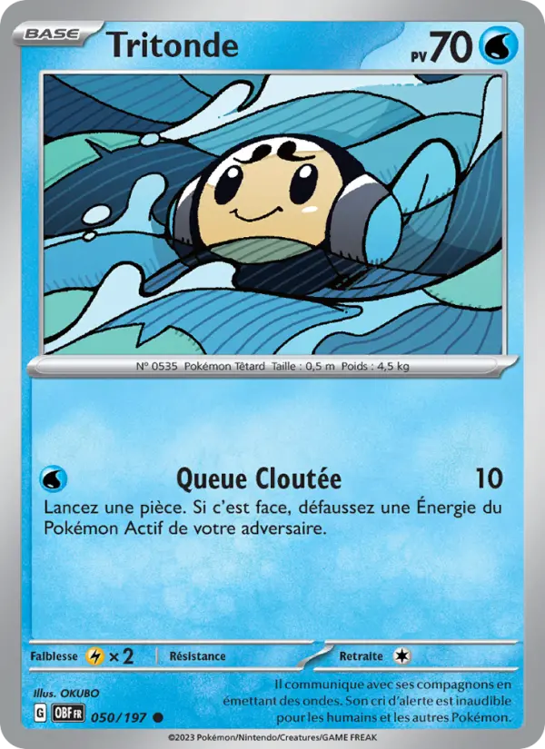 Carte Pokemon 050/197 Tritonde | LorenZone