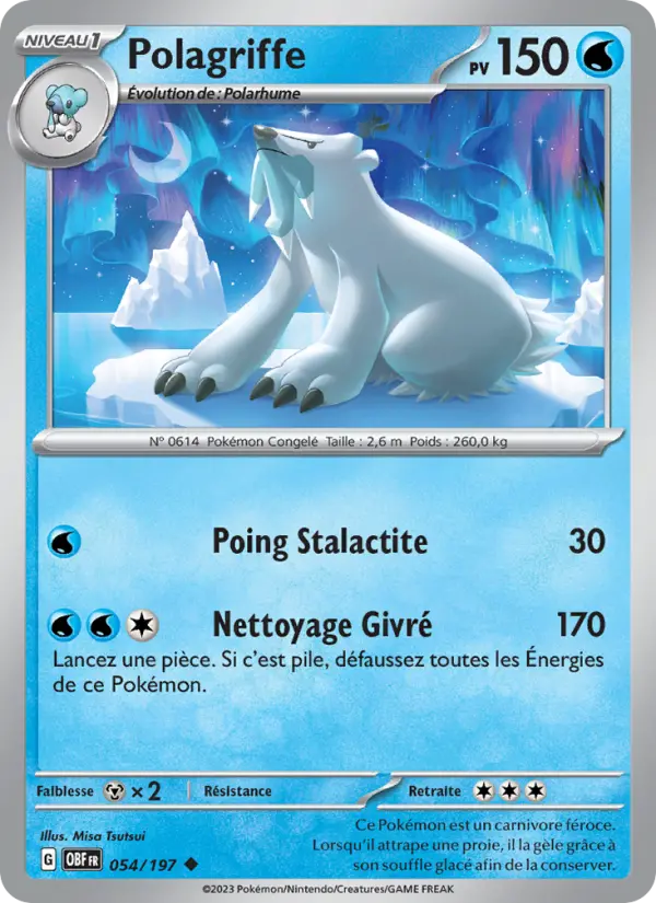 Carte Pokemon 054/197 Polagriffe | LorenZone