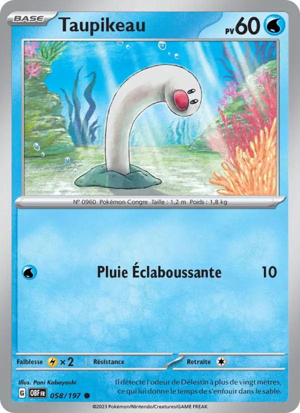 Carte Pokemon 058/197 Taupikeau | LorenZone
