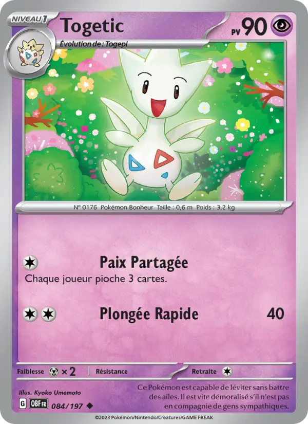 Carte Pokemon 084/197 Togetic | LorenZone