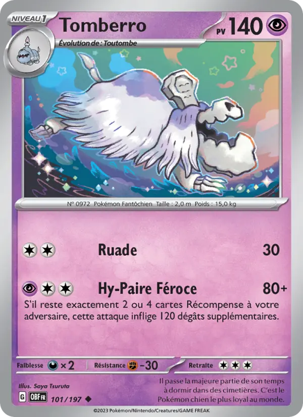 Carte Pokemon 101/197 Tomberro | LorenZone