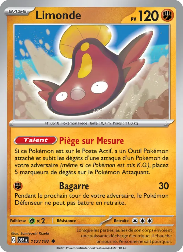 Carte Pokemon 112/197 Limonde | LorenZone