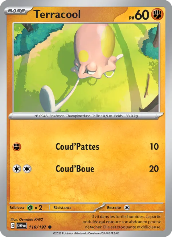 Carte Pokemon 118/197 Terracool | LorenZone