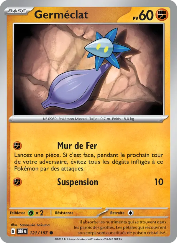 Carte Pokemon 121/197 Germéclat | LorenZone