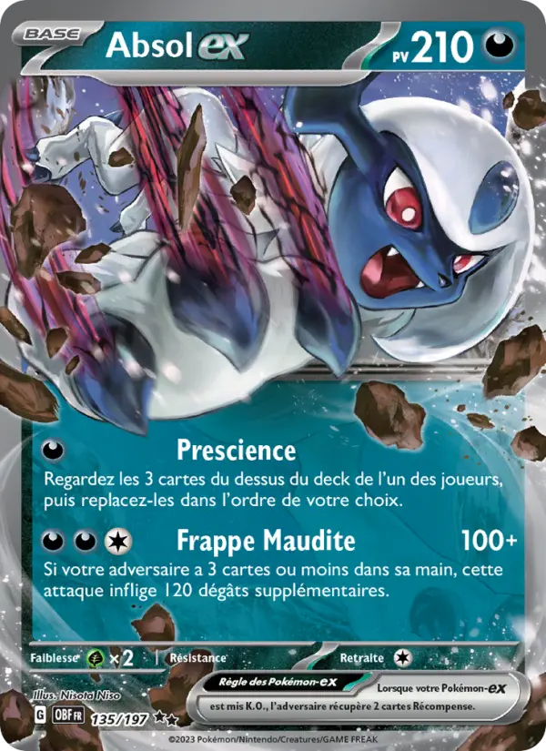 Carte Pokemon 135/197 Absol-ex | LorenZone