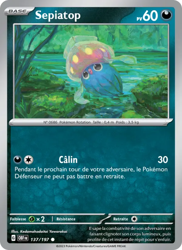Carte Pokemon 137/197 Sepiatop | LorenZone