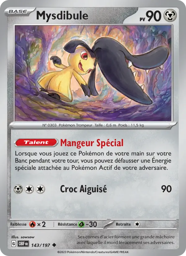 Carte Pokemon 143/197 Mysdibule | LorenZone